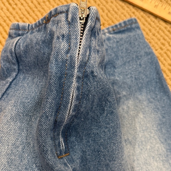 Edikted Blue Denim Mini Skirt - Picture 8 of 8